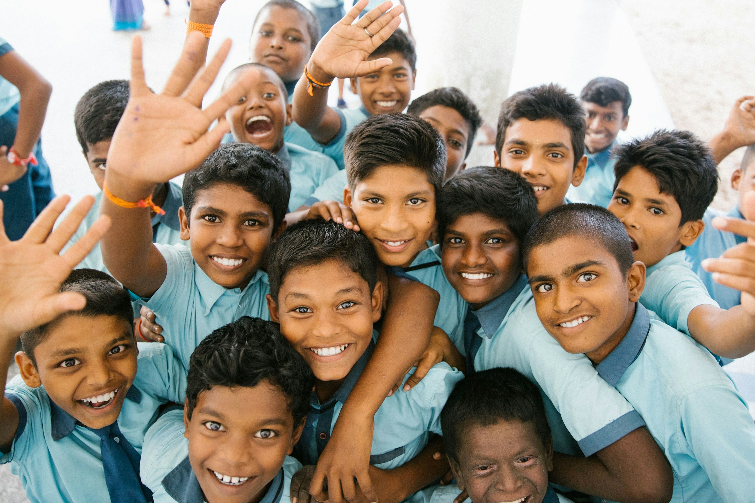 Group of students in an Axcelero program